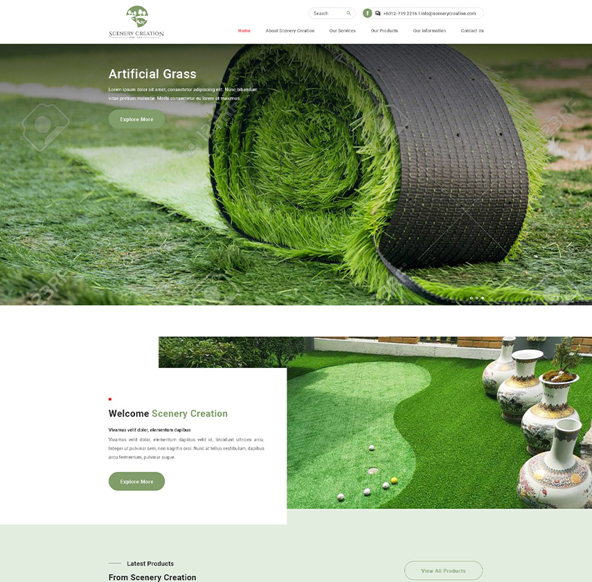 Scenery Creation - Web Design Johor Bahru (JB)